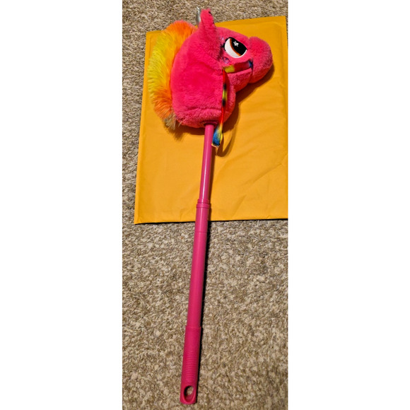Linzy Plush (Purple) 36'' Unicorn Riding Stick, Adjustable Telescopic Stick - Picture 1 of 7